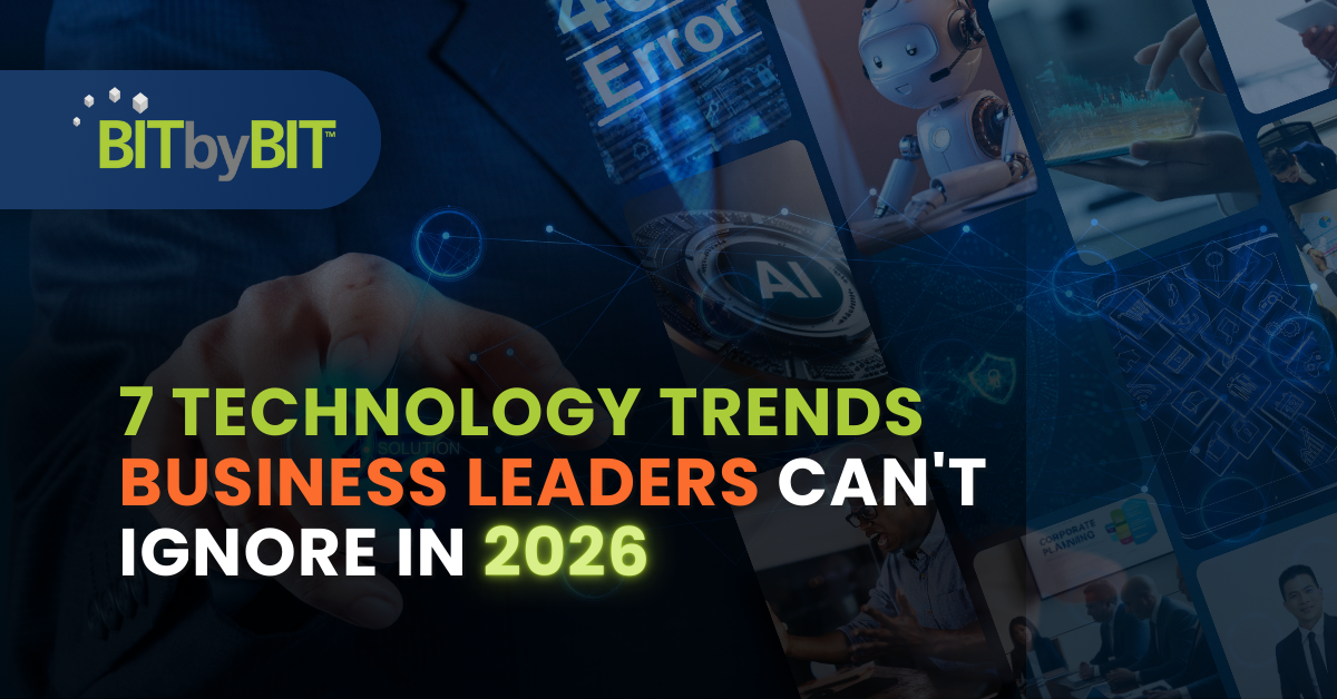 7 Technology Trends Business Leaders Can't Ignore in 2026
